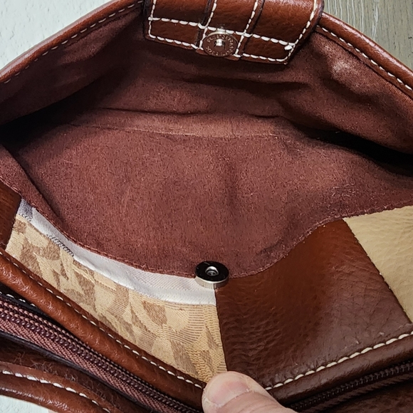 Etienne Aigner Patchwork Shoulder Bag - Picture 7 of 12